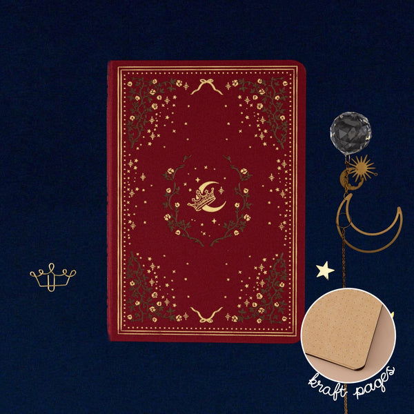 Tsuki āMajestic Moonā Limited Edition Kraft Paper Bullet Journal in A5 ā¾