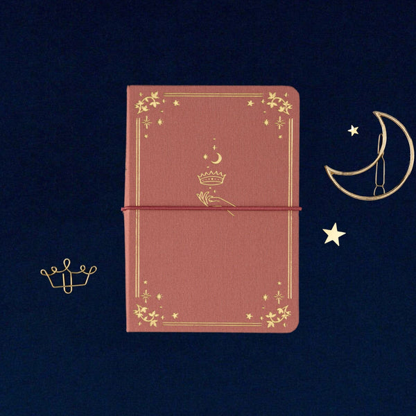 Tsuki āStarlit Crownā A6 Travel Notebook ā¾