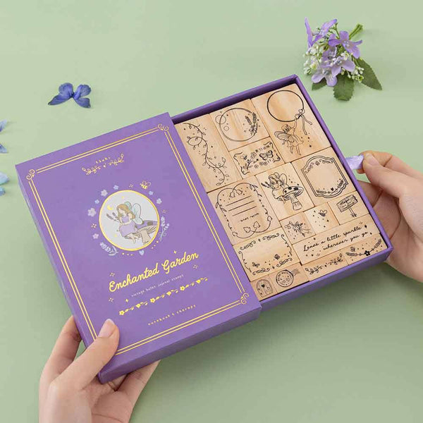 Tsuki ‘Enchanted Garden’ Bullet Journal Stamp Set ☾