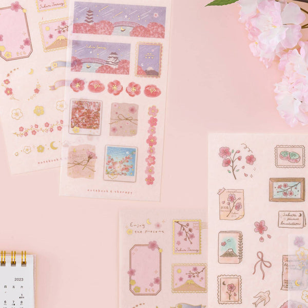 Tsuki ‘Sakura Journey’ Sticker Set ☾
