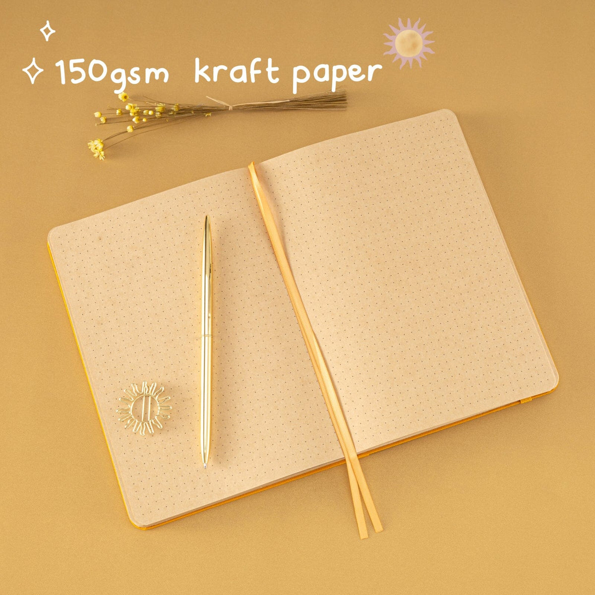 Tsuki ‘Sunlit Mystery’ Kraft Paper Limited Edition Bullet Journal ☾