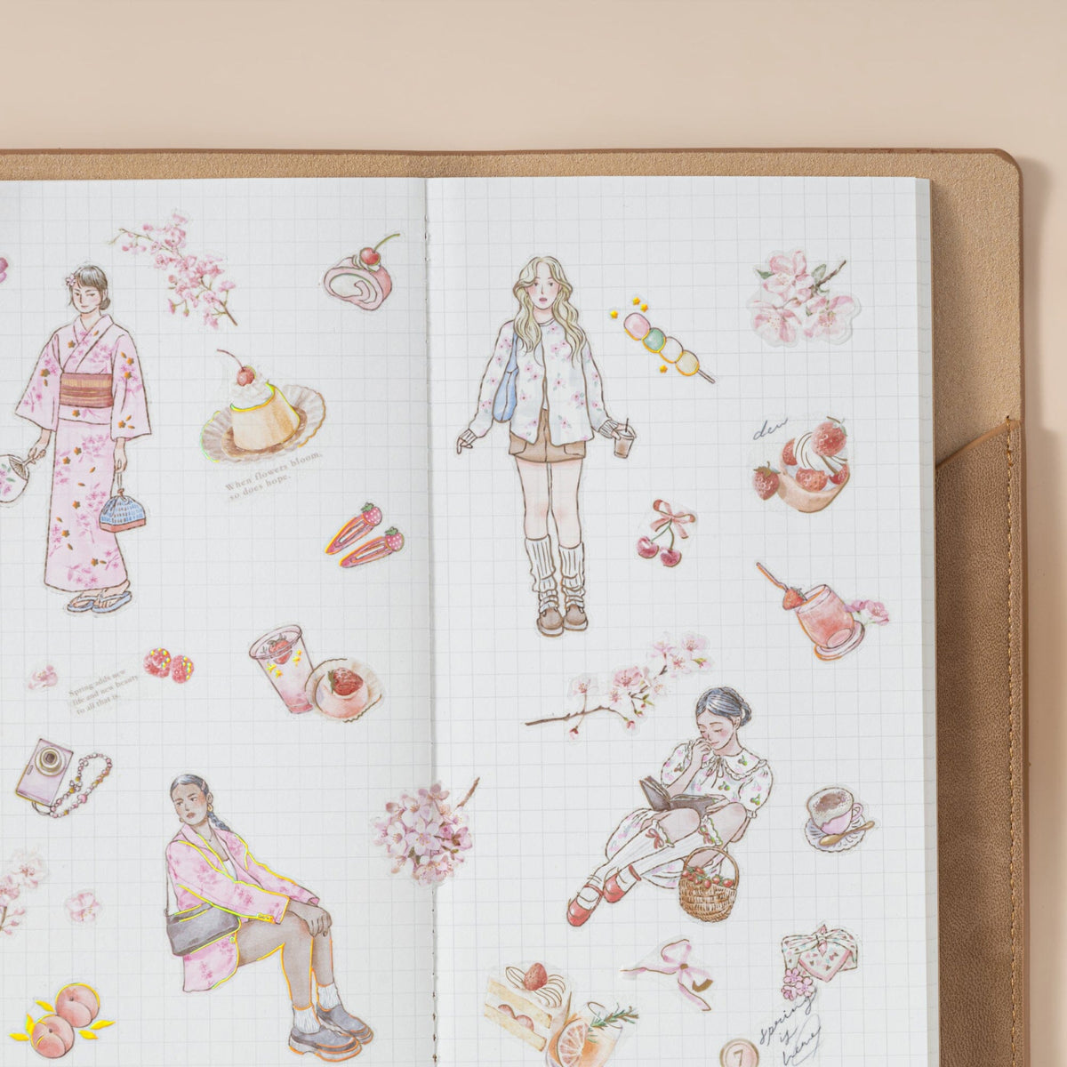 Hinoki - ‘Into the Spring’ PET Decorative Tape