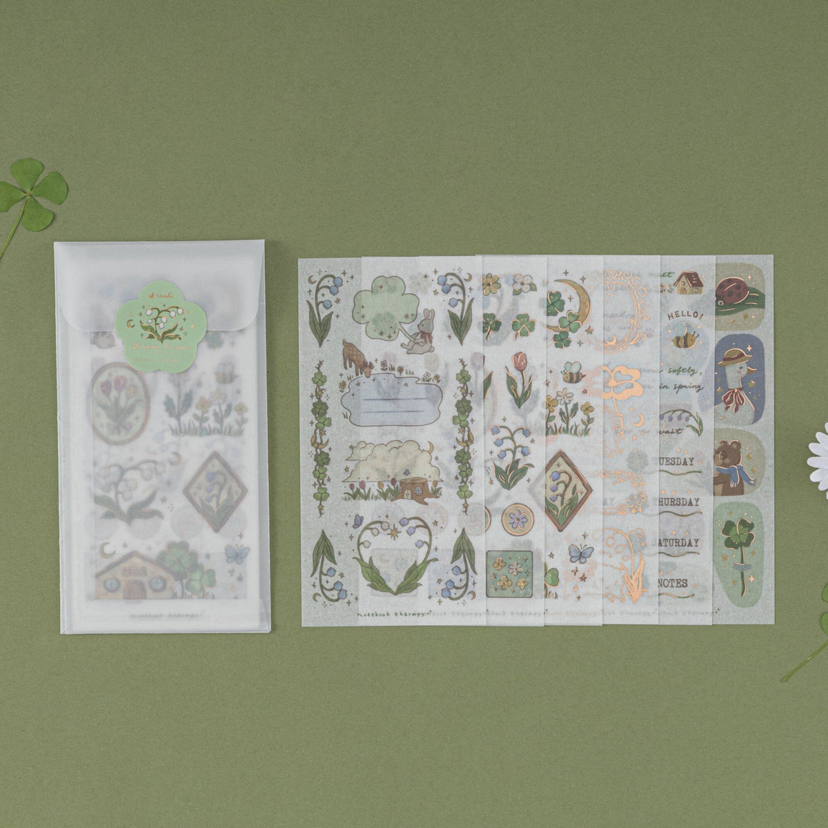 Tsuki ‘Meadow Friends’ Sticker Set ☾