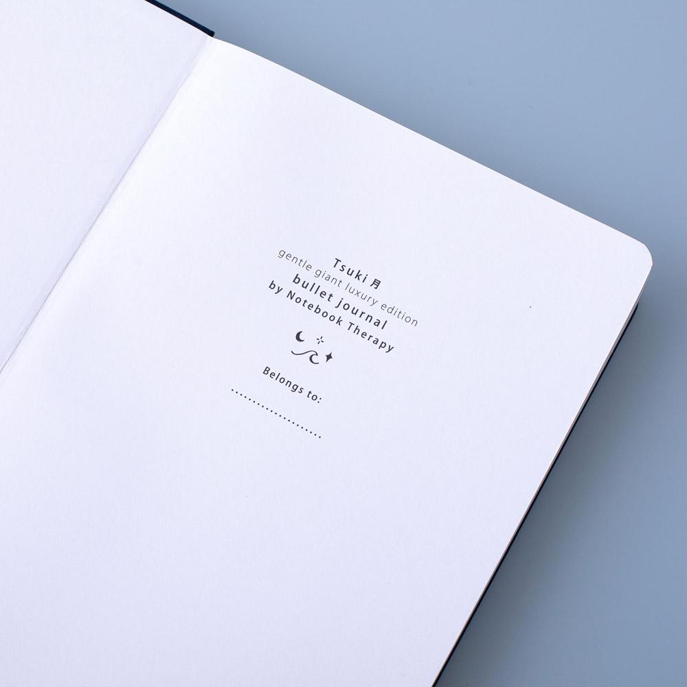 Tsuki 'Gentle Giant' Limited Edition Luxury Bullet Journal ☾
