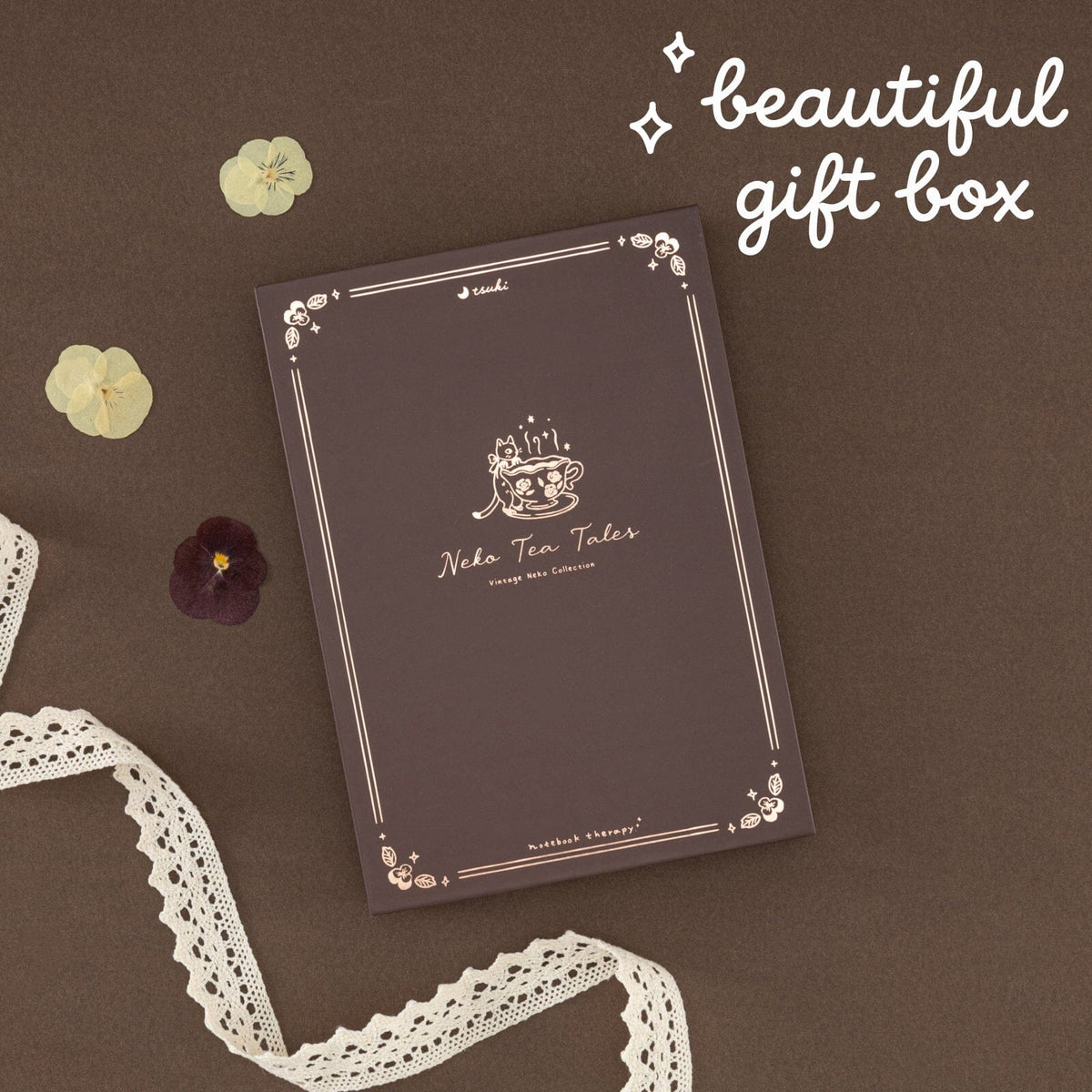 Tsuki ‘Neko Tea Tales’ Limited Edition Bullet Journal ☾