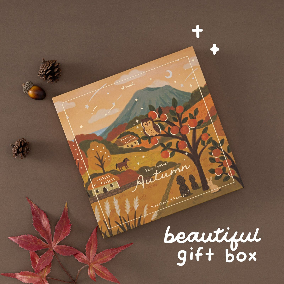 Tsuki Four Seasons: Autumn Collector’s Edition 2025 Square Bullet Journal ☾