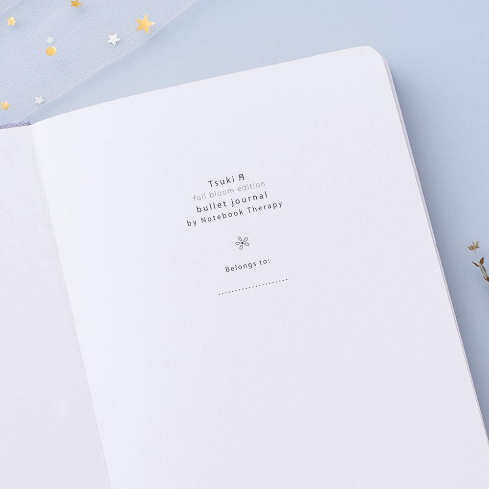Tsuki ‘Full Bloom’ Limited Edition Bullet Journal ☾