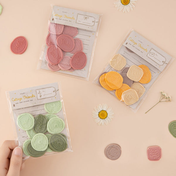 Tsuki ‘Cottage Friends’ Wax Seal Sticker Set ☾