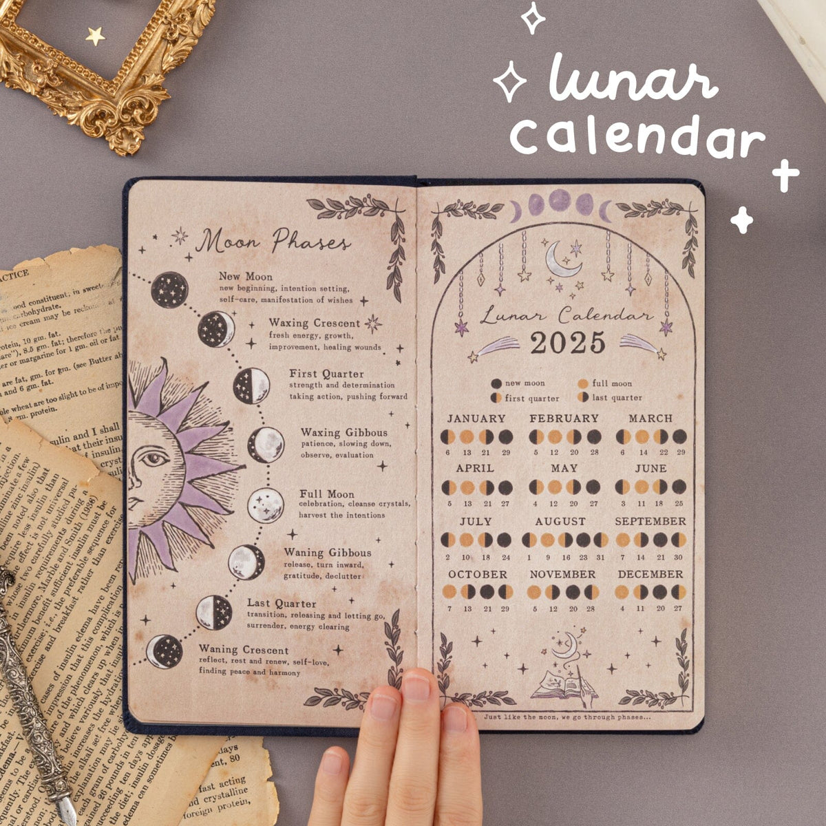 Tsuki ‘La Lune’ Collector's Edition Moon Planner Travel Notebook ☾